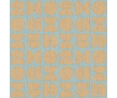 Behang retro met halve en hele cirkels 30156