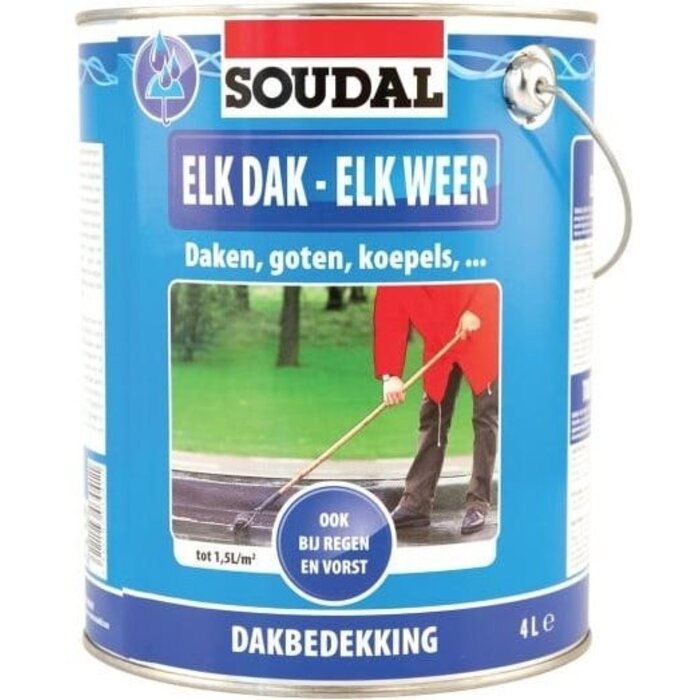 Soudal Elk Dak - Elk Weer|Grijs 750ml