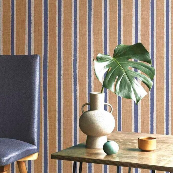 Behang met verticale strepen 30138