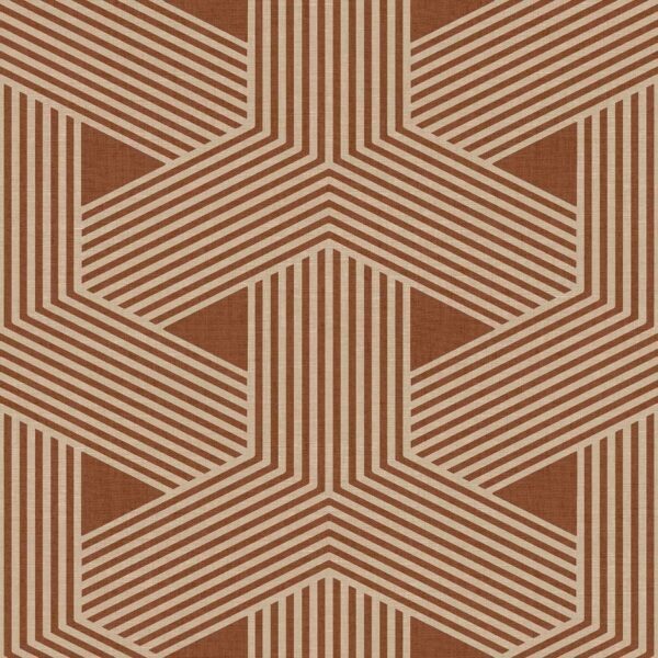 Behang met grafische lijnen 30134