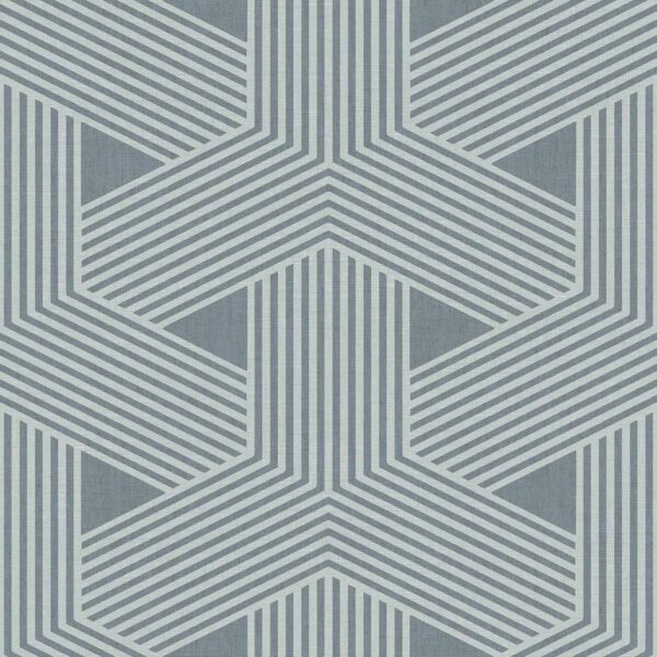 Behang met grafische lijnen 30133