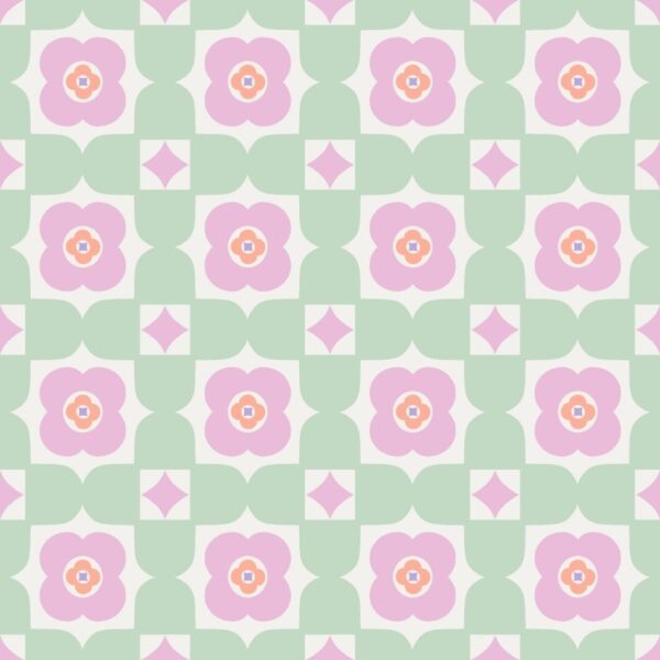 Behang retro bloemen 61170-03