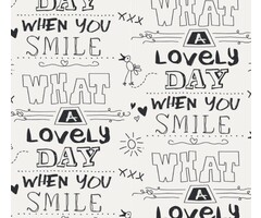 Behang met teksten  61166-06