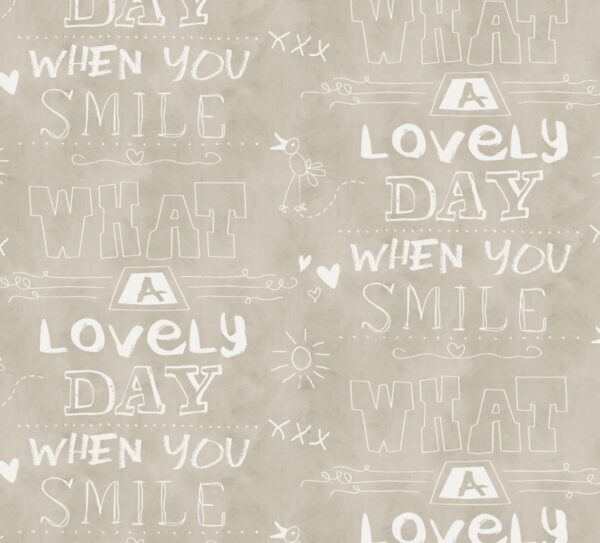 Behang met teksten 61166-00