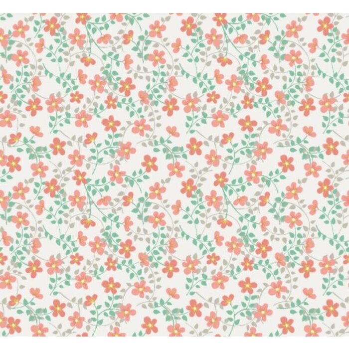 Behang met bloemen 61163-04