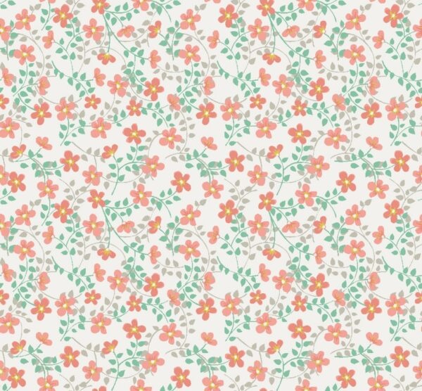 Behang met bloemen 61163-04