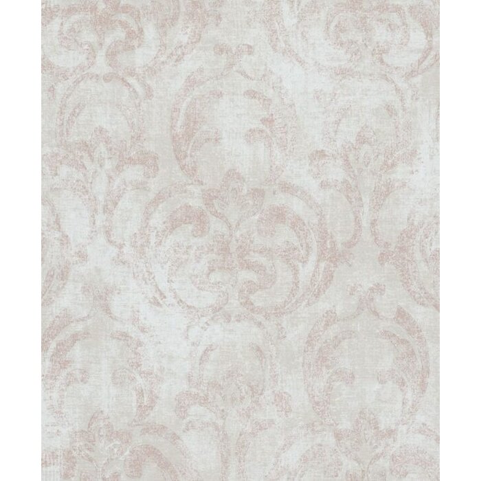 Behang met vintage vervaagde ornamenten print 6830-20