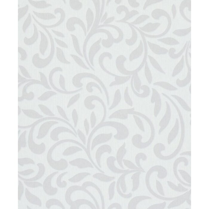 Behang met klassieke ornamenten-bladeren print 6829-10