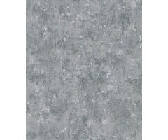 Behang met grove beton structuur en metallic glans