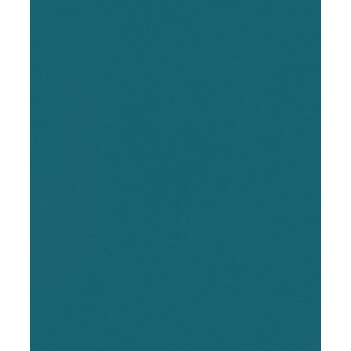 Behang uni petrol blauw 6820-70