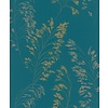 Behang met glanzende graspluimen  6819-30
