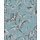 Behang met zwart-witte bladeren 6818-40