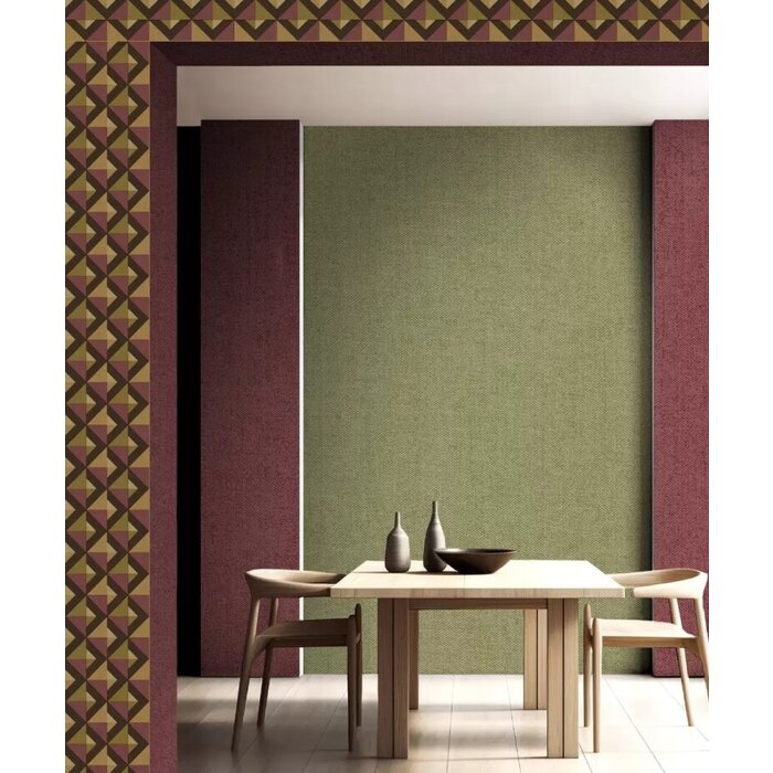 Behangrand met grafische print B39099