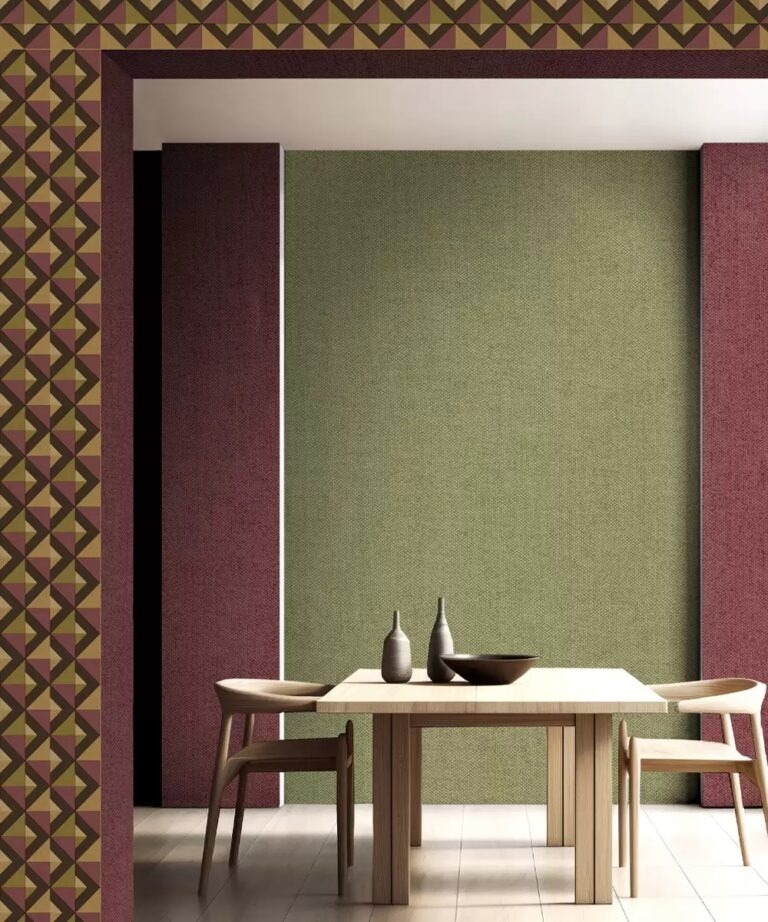 Behangrand met grafische print B39099