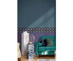 Behangrand met grafische print B39097