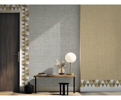 Behangrand met grafische print B39093