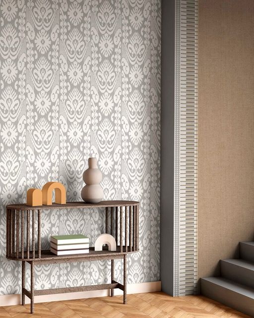 Behangrand met grafische print