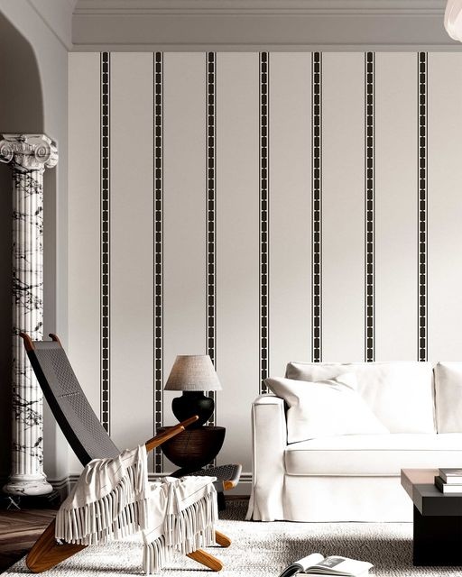 Behang met grafische print