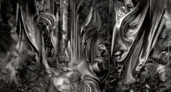 Fotobehang Forest of Silk