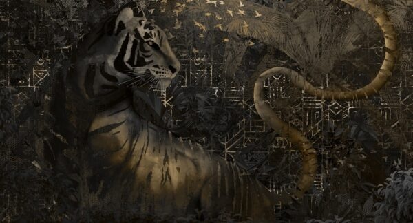 Fotobehang Hunting party