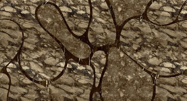 Fotobehang A line in the sand