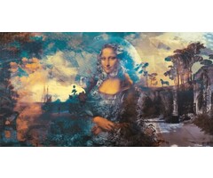 Fotobehang Dining with Mona