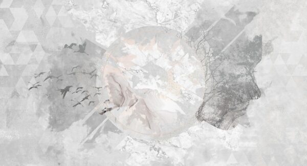 Fotobehang New divide