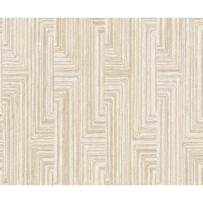 Santa Fe - Retro string motif Beige