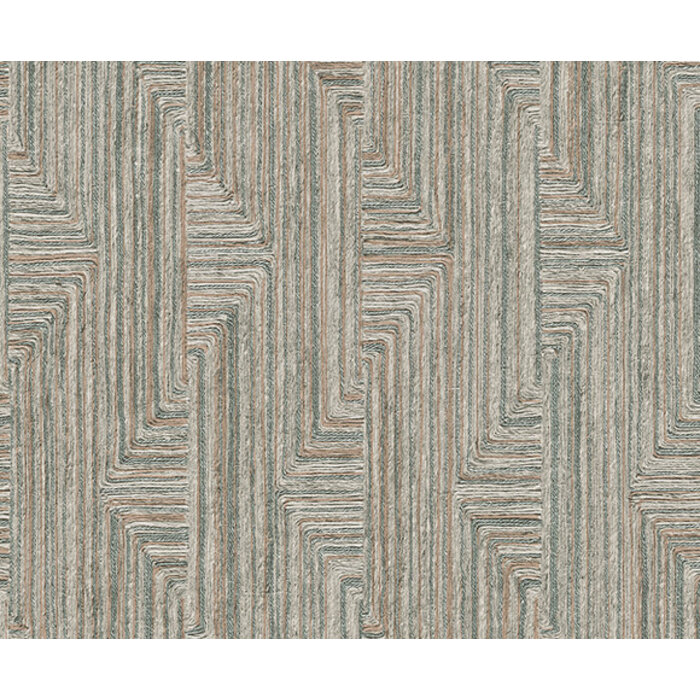 Santa Fe - Retro string motif Blue