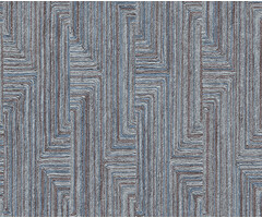 Santa Fe - Retro string motif Navy Blue