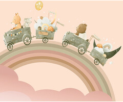 Cute Walls - Rainbow Travel 212x280cm
