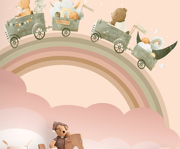Cute Walls - Rainbow Travel 212x280cm