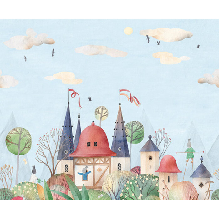 Cute Walls - Woodland Bunnies 318x280cm