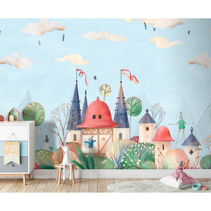 Cute Walls - Woodland Bunnies 318x280cm