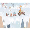 Cute Walls - Flying Cyclist 265x280cm