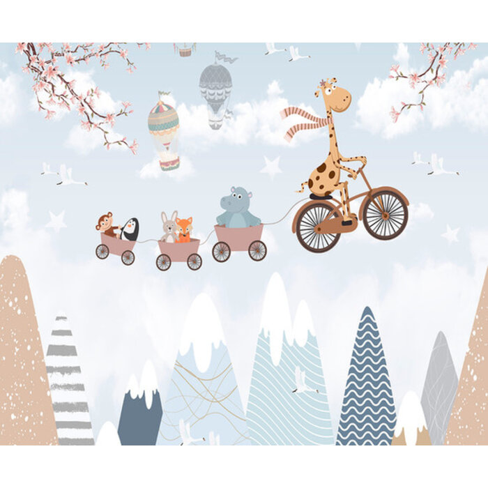Cute Walls - Flying Cyclist 265x280cm