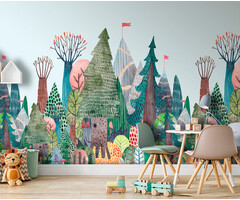 Cute Walls - Pine Forest 212x280cm