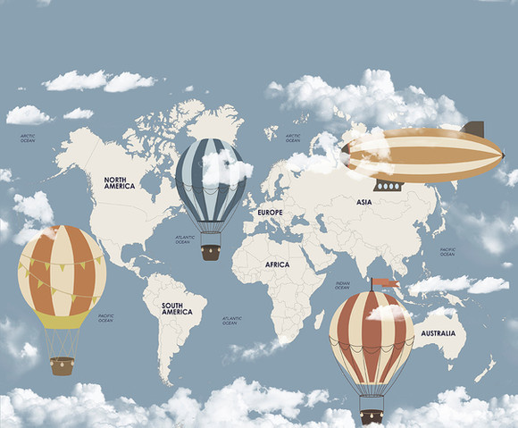 Cute Walls - Explorer's Expedition 212x280cm