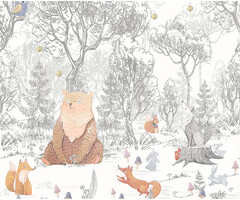 Cute Walls - Forest Animals 212x280cm