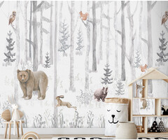 Cute Walls - Winter Woodland 318x280cm