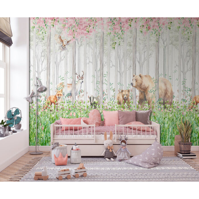 Cute Walls - Spring Woodland 265x280cm