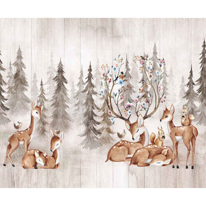 Cute Walls - Deer Camp 212x280cm