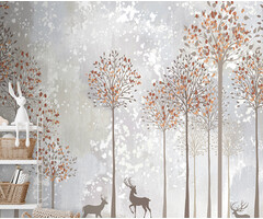 Cute Walls - Forest Deer 212x280cm