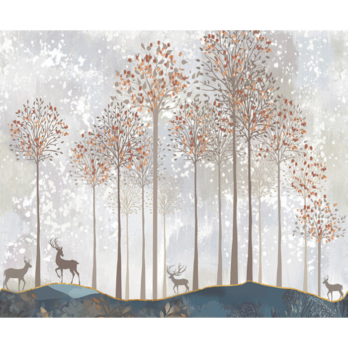 Cute Walls - Forest Deer 212x280cm