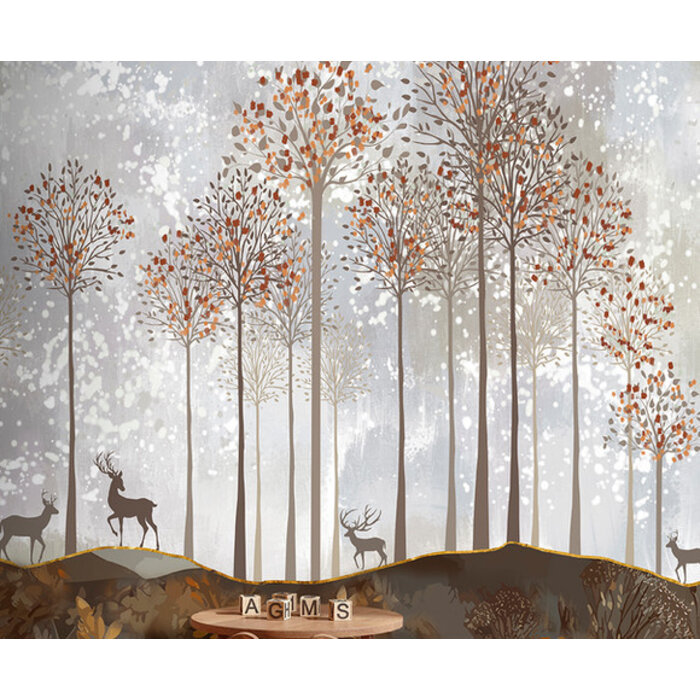 Cute Walls - Forest Deer 212x280cm