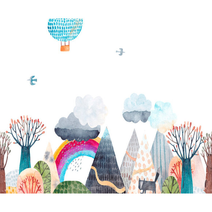 Cute Walls - Colourful Landscape 212x280cm