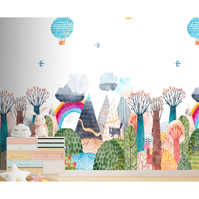 Cute Walls - Colourful Landscape 212x280cm