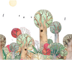 Cute Walls - Wonder Forest 265x280cm