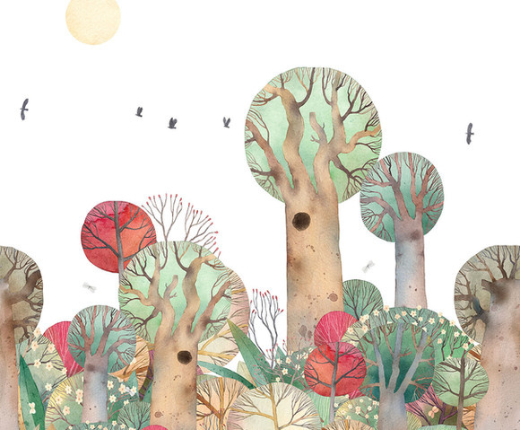 Cute Walls - Wonder Forest 265x280cm
