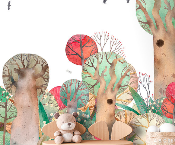 Cute Walls - Wonder Forest 265x280cm